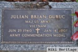 Maj Julian Brian Dubuc