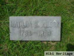 Matilda E Nixon Wilson