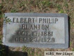 Elbert Philip Blanton