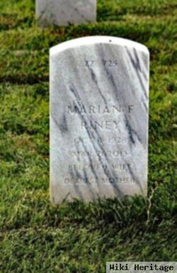 Marian F "mernie" Walsh Riney