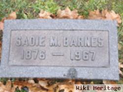 Sadie M Barnes