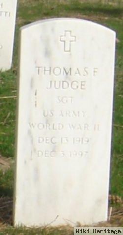 Sgt Thomas F Judge