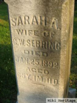 Sarah A. Sebring