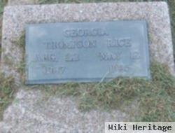 Georgia Thompson Rice