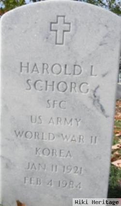 Harold L Schorg