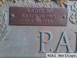 Radie Ellen Williams Parker