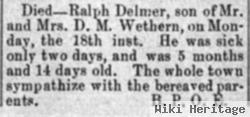 Ralph Delmer Wethern