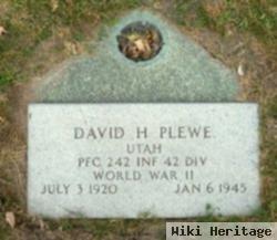 Pfc David Herman Plewe