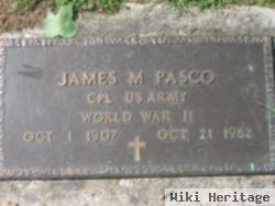 James M Pasco