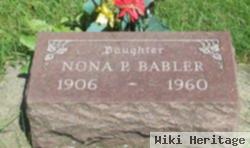 Nona P. Babler