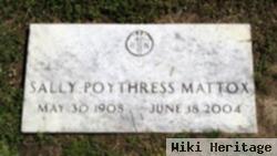 Sally M. Poythress Mattox