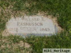 Lieut Willard Raymond Rasmusson