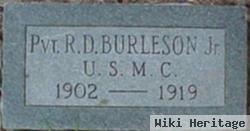 Pvt Robert D. Burleson, Jr