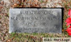 Beulah Mae Dawson Mc Lawhorn Provost