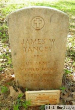 Pfc James W Yancey