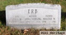 Walter W Erb