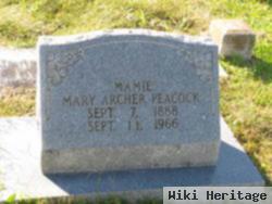 Mary "mamie" Archer Peacock