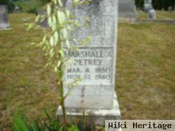 Marshall A. Petrey