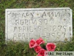 Mary Ann Davis Robinson