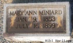 Mary Ann Serena Wiggins Miniard