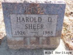 Harold Duane "pete" Sheer