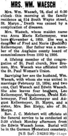 Mary Kellermeyer Waesch