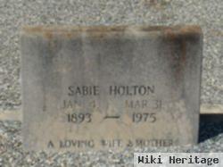 Sabie Etta Thomley Holton