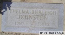 Thelma Burleigh Johnston