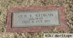 Olie E Brown Redman