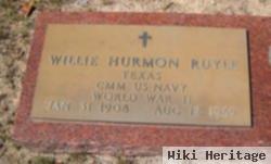 Willie Hurmon Ruyle