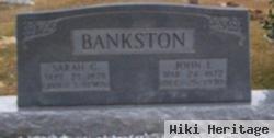 Sara G Bankston