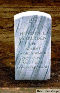 Herbert L Mcspadden