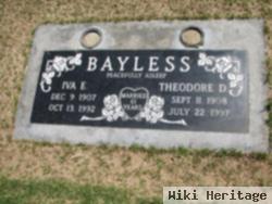 Theodore D Bayless