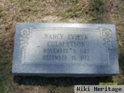 Nancy Evelyn Culbertson