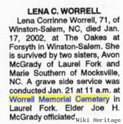 Lena Corrine Worrell