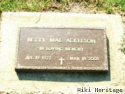 Betty Mae Quigley Ackelson