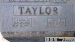 C. Franklin Taylor