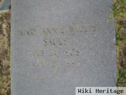 Mary Annie Willis Sauls