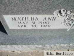 Matilda Ann Walter Gloden