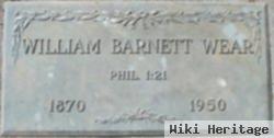 William Barnett Wear