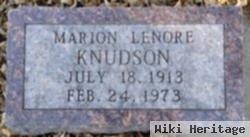 Marion Lenore Cutts Knudson