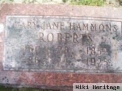 Mary Jane Hammonds Roberts