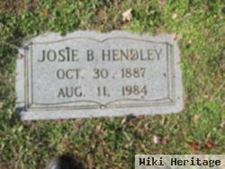 Josie B Hendley