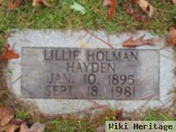 Lillie Holman Hayden