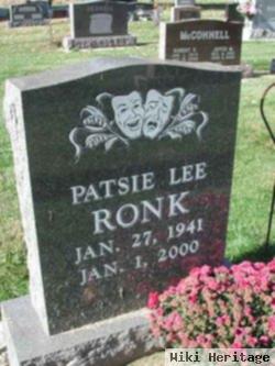 Patsie Lee "pat" Ronk