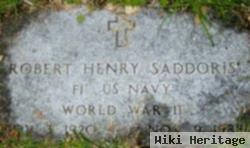 Robert Henry "bob" Saddoris