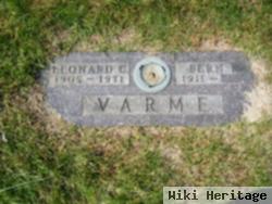 Leonard Carl Varme