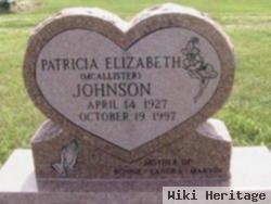 Patricia Elizabeth Mcallister Johnson