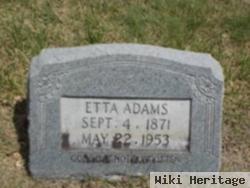 Etta Savanah Collier Adams