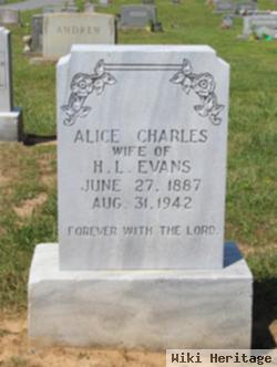 Alice Rebecca Charles Evans